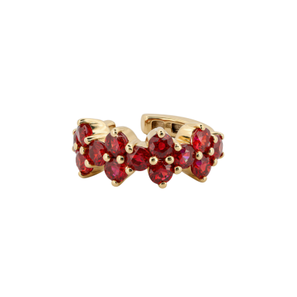 Ear Cuff Ruby 18k Yellow Gold 0.86 cts