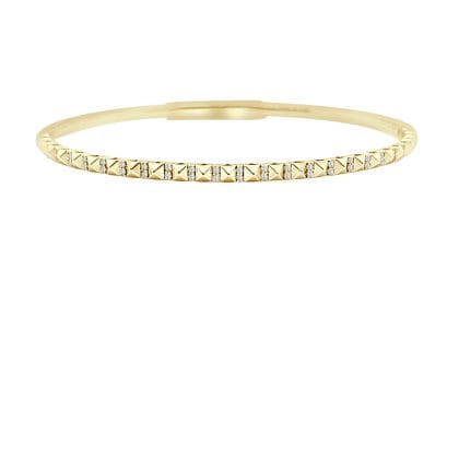 Diamond Bracelet 18K Yellow Gold 0.19 ct