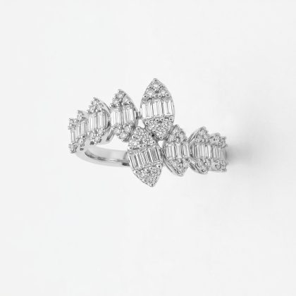 Ring Diamonds 18k White Gold 0.53 cts