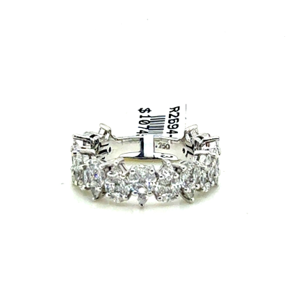 Diamond Ring 18K White Gold 2.08 ct