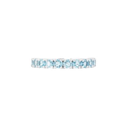 Ring Aquamarine 18K White Gold  1.07 cts