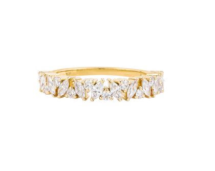 Ring Diamonds 18K Yellow Gold 0.81 cts
