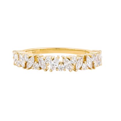 Ring Diamonds 18K Yellow Gold 0.81 cts