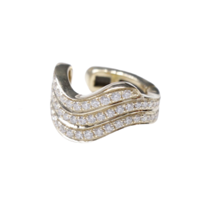 Ear Cuff Diamonds 18K Yellow Gold 0.29 cts