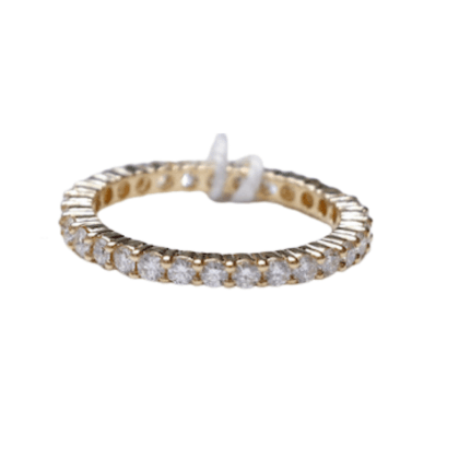 Ring Diamonds Eternity 18k Yellow Gold 0.83 cts