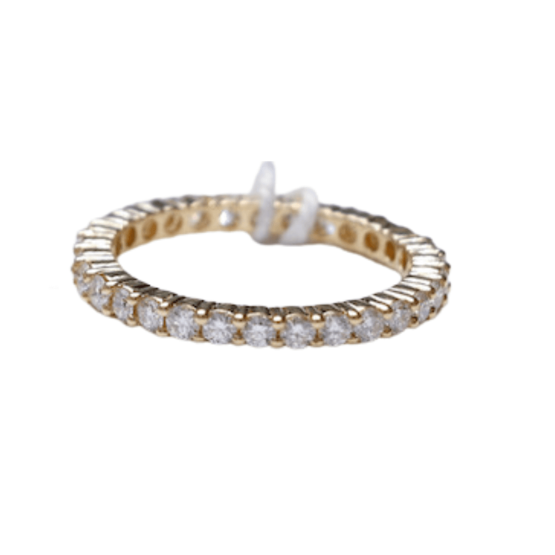 Ring Diamonds Eternity 18k Yellow Gold 0.83 cts
