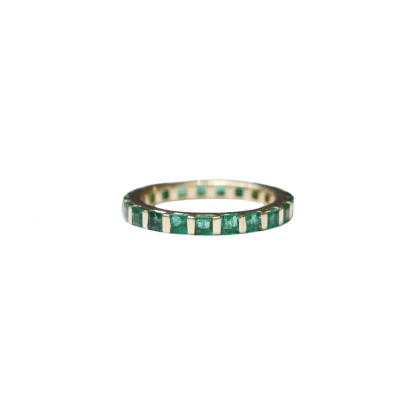 Ring Emerald 18k White Gold 2.14 cts