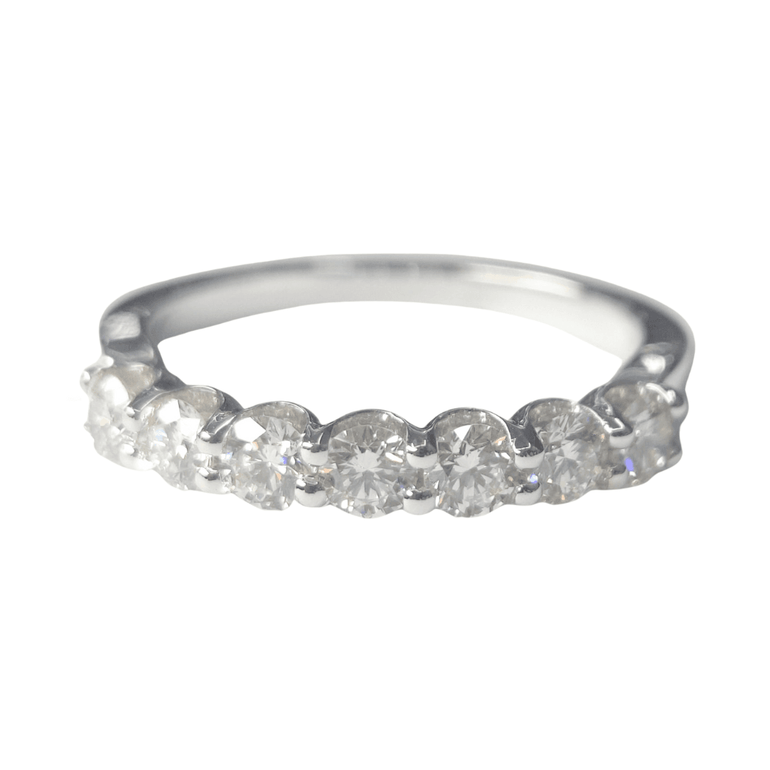 Ring Diamonds 18k White Gold 0.75 cts