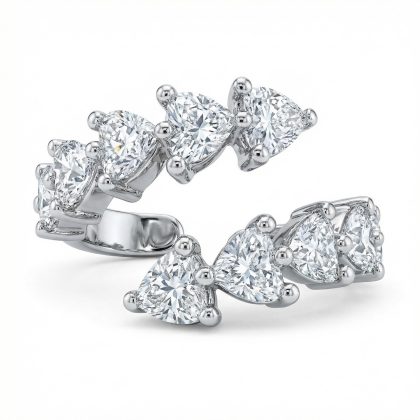 Diamond Ring 18K White Gold 2.28 ct