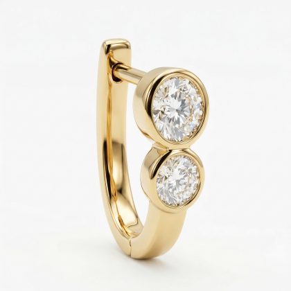 Earrings Diamonds 18K Gold 0.60 cts