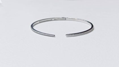 Bracelet Diamonds 18k White Gold 0.75 cts