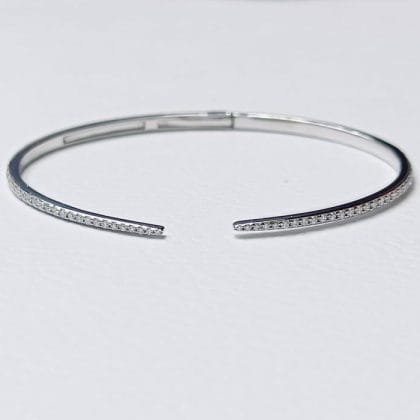 Bracelet Diamonds 18k White Gold 0.75 cts