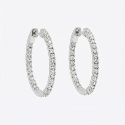 Earrings 18K gold 0.25 ct