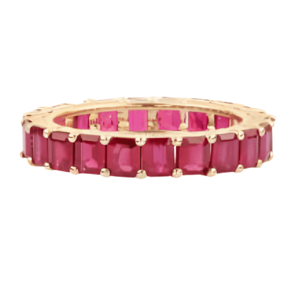 Ring Ruby 18k Yellow Gold  4.48 ct