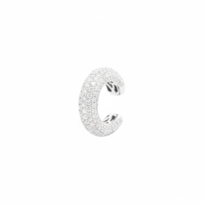 Ear Cuff Diamonds 18k White Gold 0.70 cts