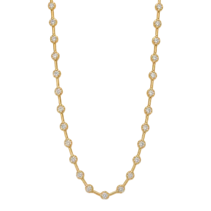 Diamond Necklace 18k Gold 1.95 ct