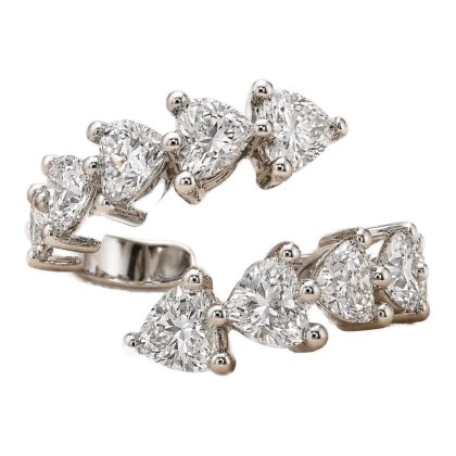 Diamond Ring 18K White Gold 2.28 ct