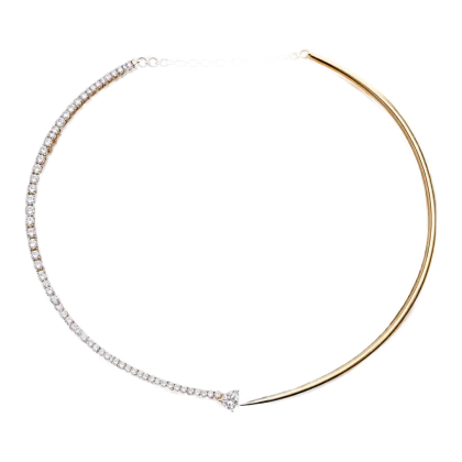 Necklace Diamond and Yellow Gold