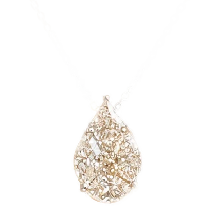 Necklace Pendant Pear Shaped Diamond 1.58 CT
