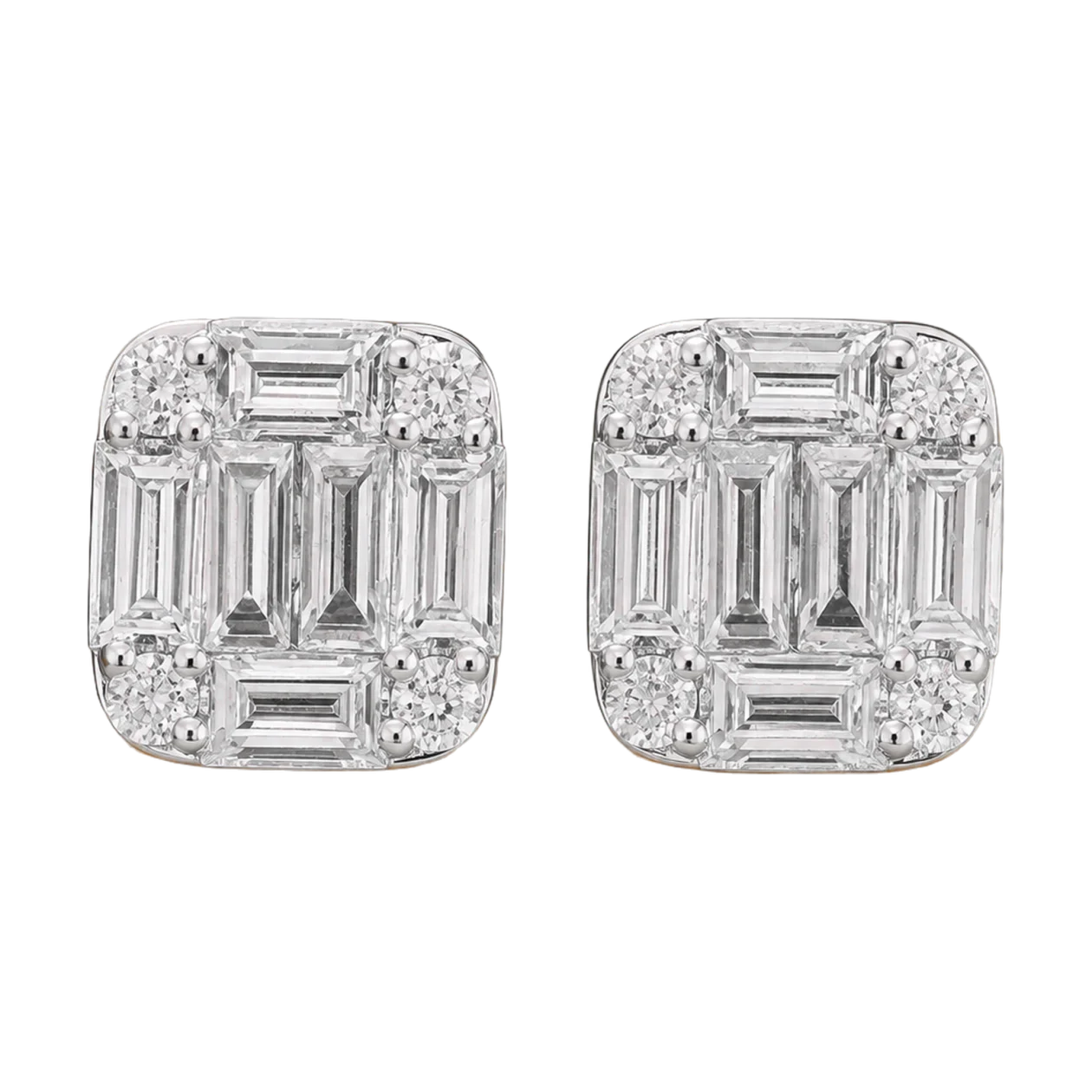 Earrings Diamonds 18k White Gold 0.66 cts
