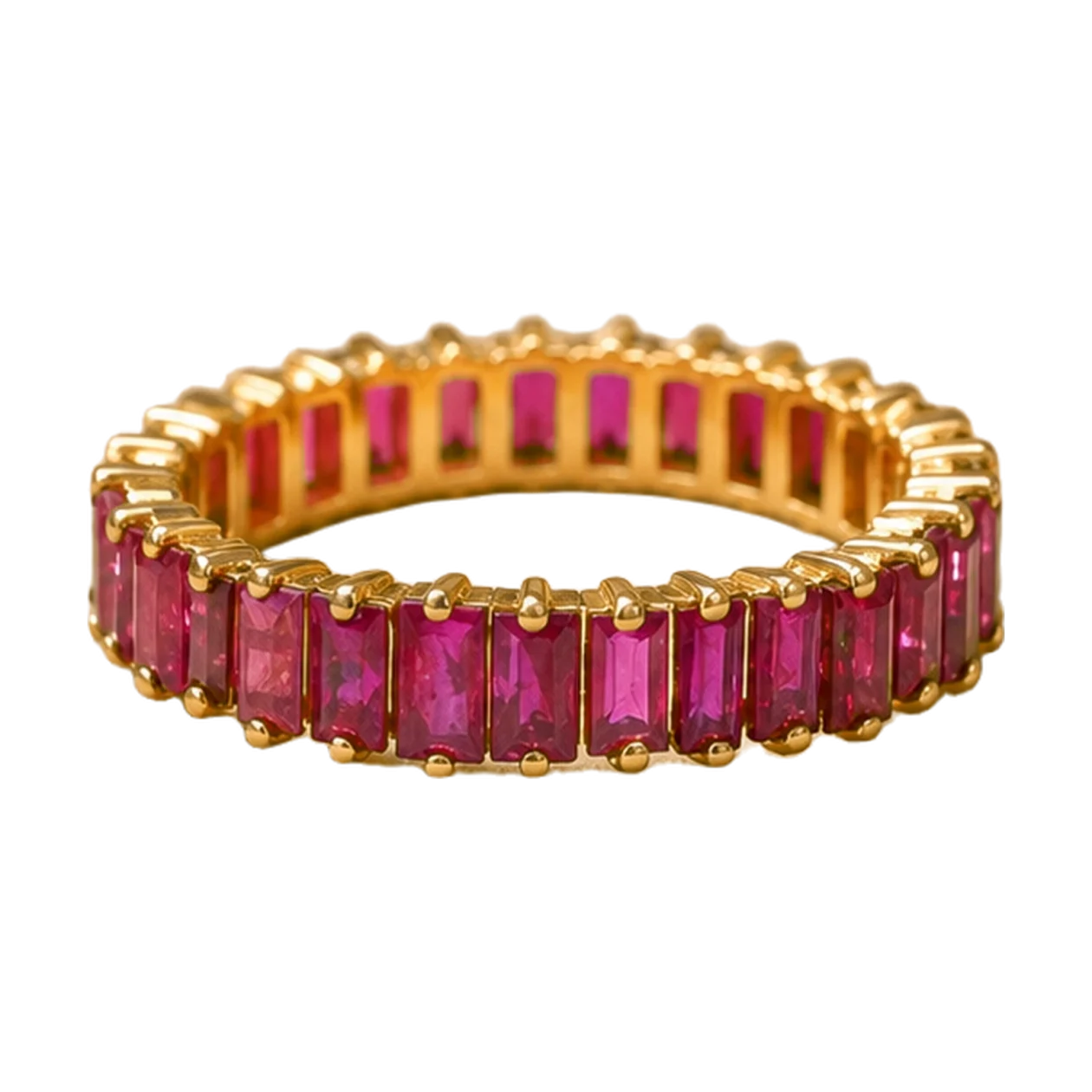 Ring Ruby 18k Yellow Gold 4.98 cts
